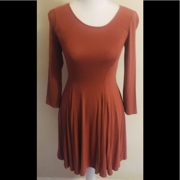 Forever 21 Dresses & Skirts - Burnt Orange Dress Forever 21 Sz Small New